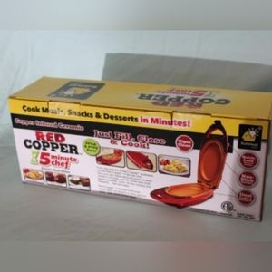 Red copper 5 minute chef ceramic cooker